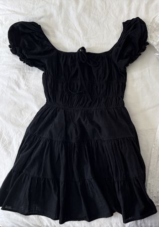 black short dress