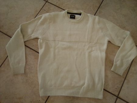 Only & Sons, Herren-Winterpullover, Grösse M, weiss