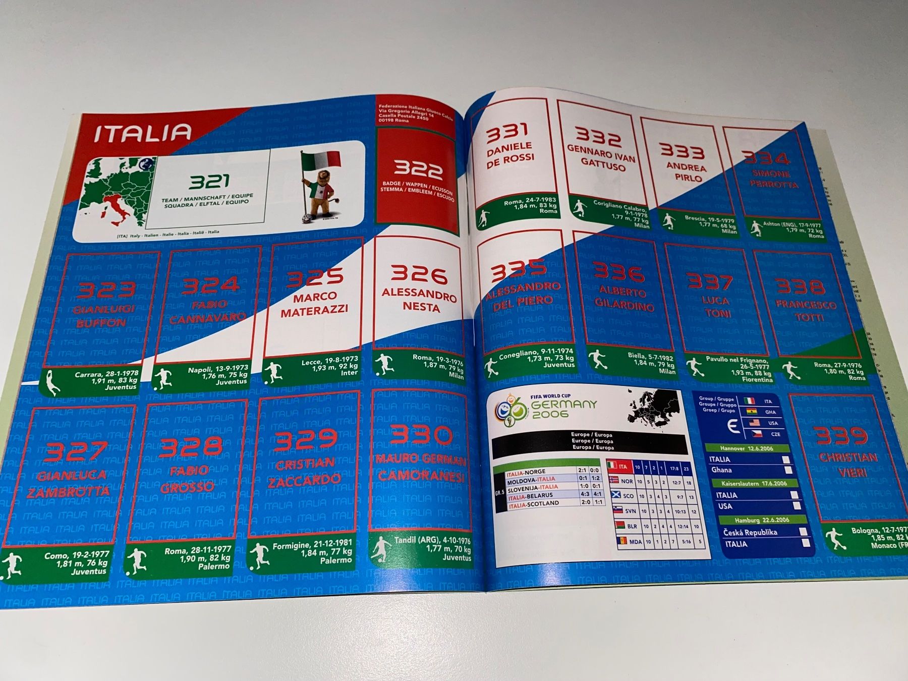 Panini Album: Panini Leeralbum WM 2006. Seltene Version. Mit Messi. – Usato da Hergiswil LU venduto da FcMalkov 3