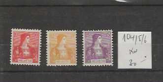 Alle Briefmarken: timbre 104  -105 - 106 ** – Neu (gemäss Beschreibung) aus Sorvilier von carose01