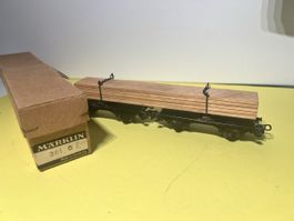 Märklin Langholzwagon aus den 50er Jahren in OVP