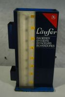 Antiker Läufer Radierer Thekendisplay um 1960