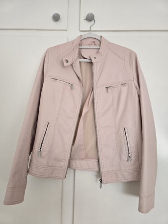 Kunstlederjacke rosa