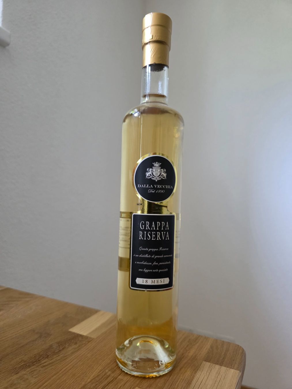 Spiritueux: Grappa Riserva Dalla Vecchia 18 Mesi 40% vol 0.5L – Neuf avec emballage d'origine à Winterthur par Marcello66