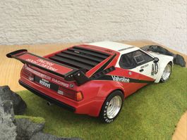Modellauto BMW M1 Procar Weiss Rot Valvoline 1:18