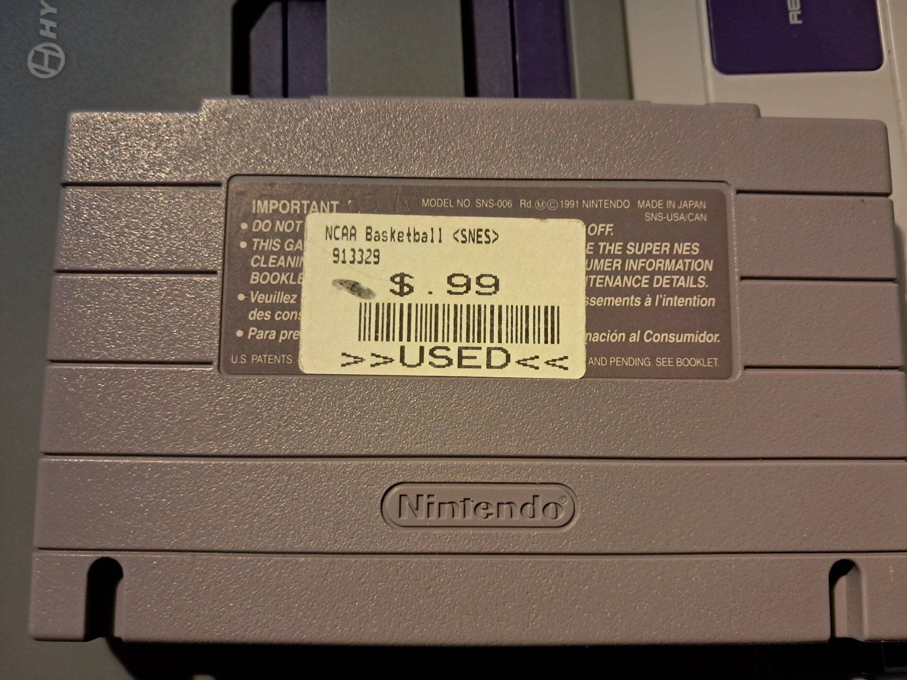 Jeux: NCAA Basketball SNES NTSC-USA – D'occasion à Wallisellen par Cyberfuexli 2
