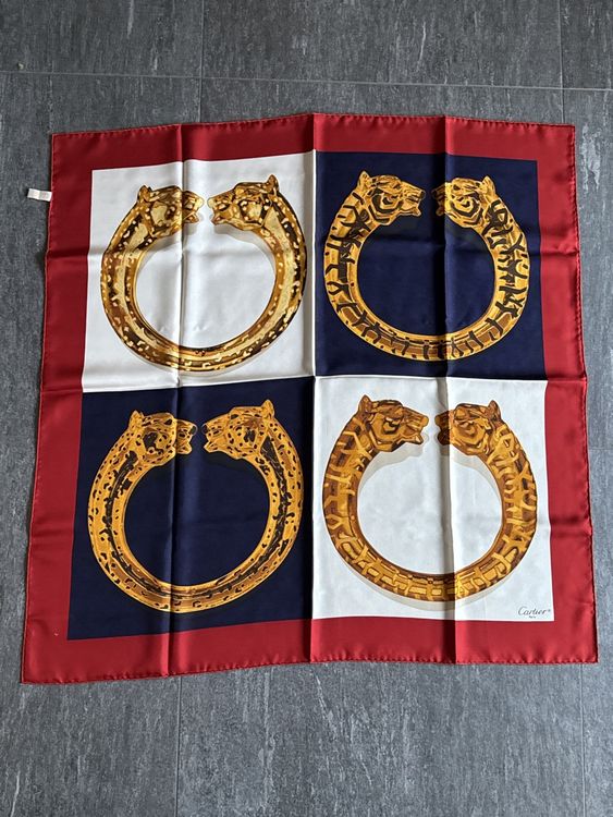Anneau à foulard vntage léopards Malka Pars - Jeronne Vntage