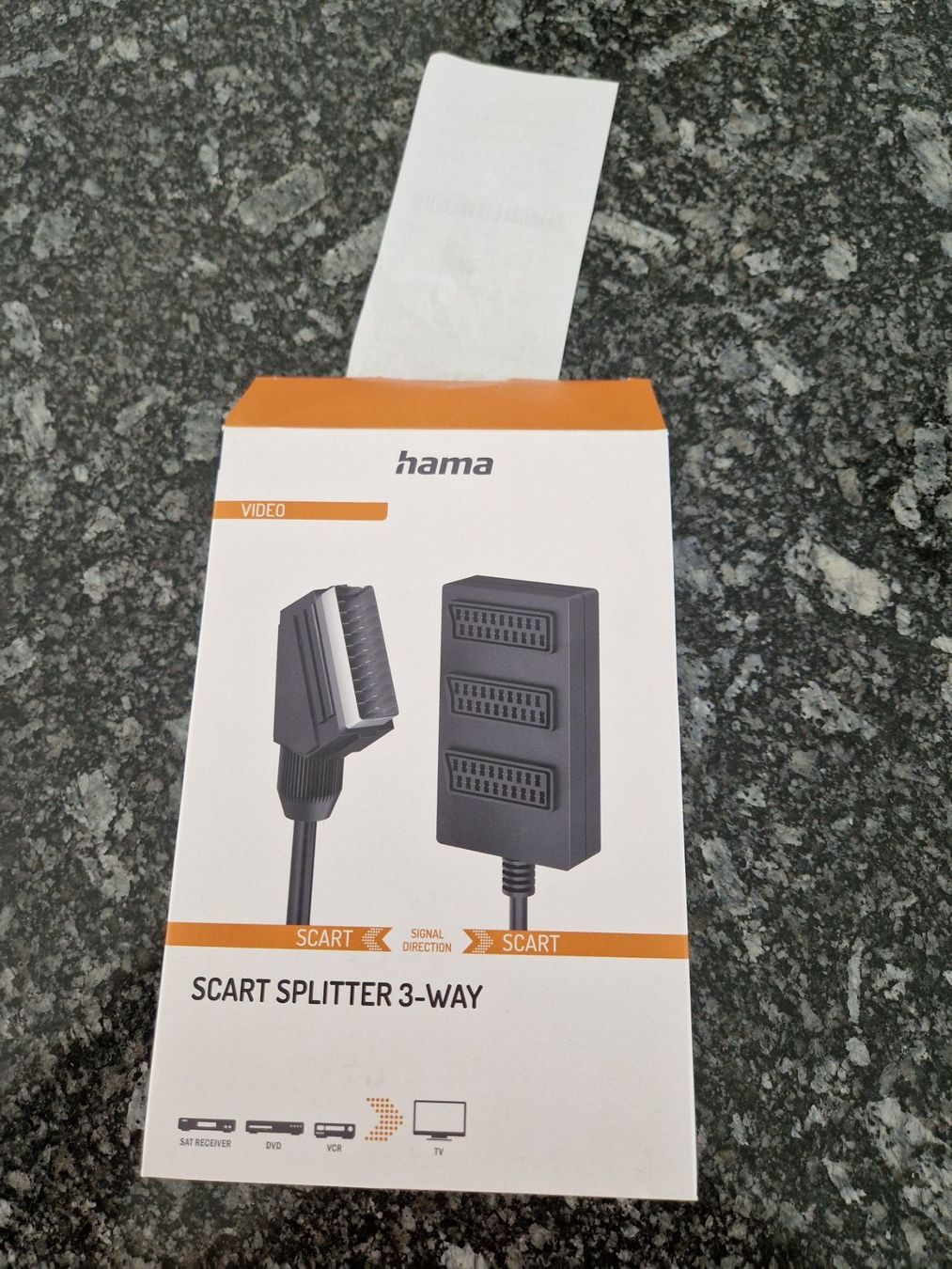 Hama Unità & Adattatore: HAMA répartiteur péritel triple 3-Way – Nuovo e nell'imballaggio originale da Mezzovico venduto da maemy
