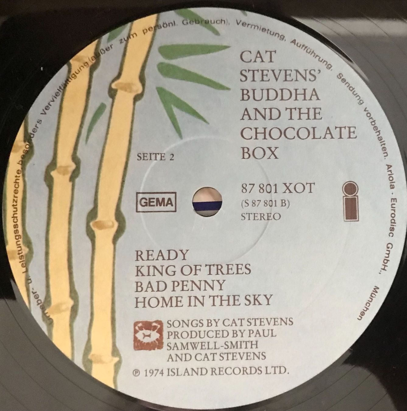 Dischi in vinile: CAT STEVENS - BUDDHA AND THE CHOCOLATE BOX - 33 Tours – Usato da Bussigny venduto da vinyl-pas-cher 4