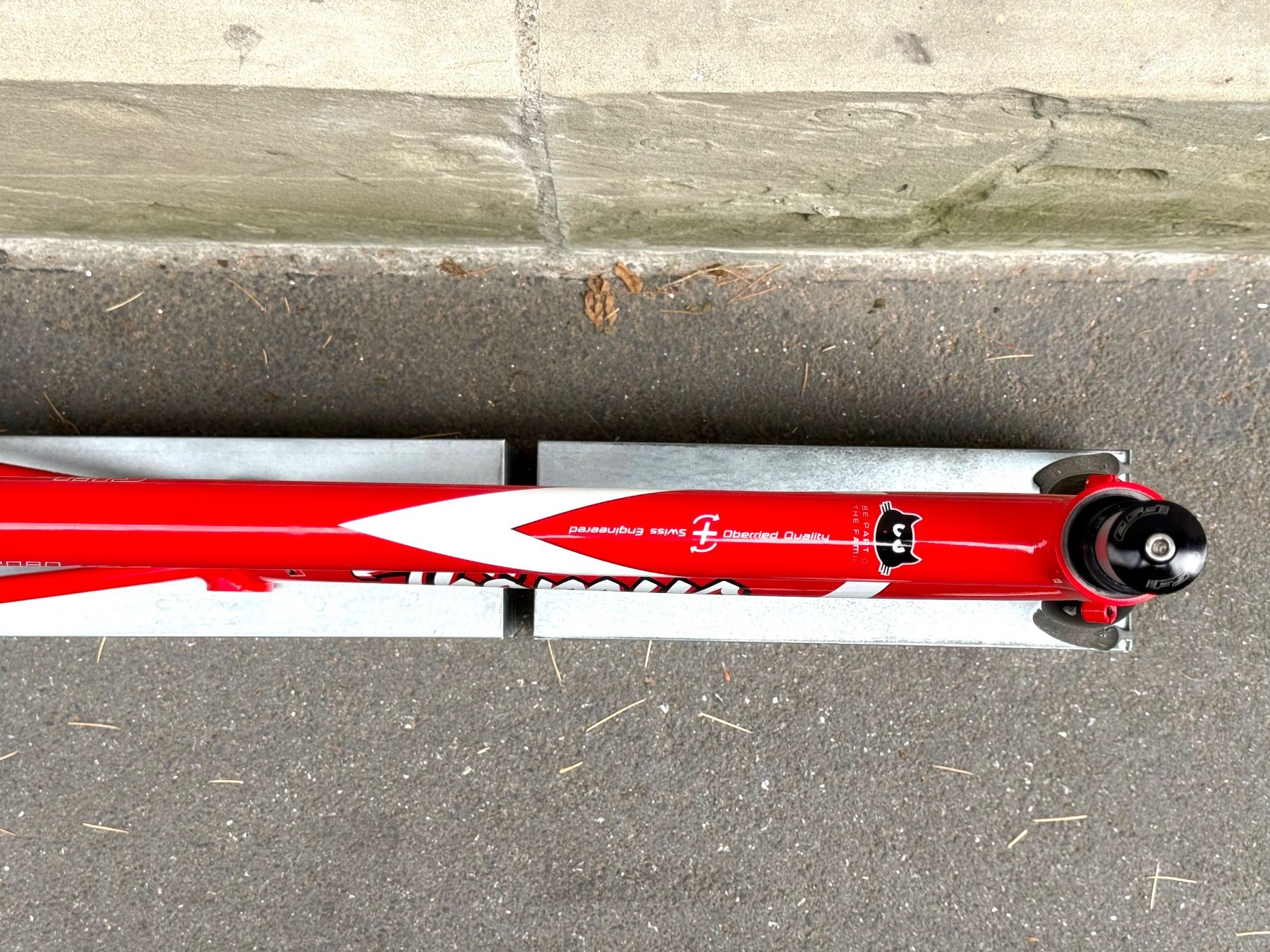 Thömus Ersatzteile: THÖMUS SLIKER Alu Rennvelo Rahmen XS Carbon Gabel TOPZ. 2605 – Gebraucht aus Luzern von bikeandbeltcom 3