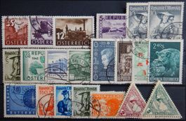 Österreich Lot mit alten Werten IV