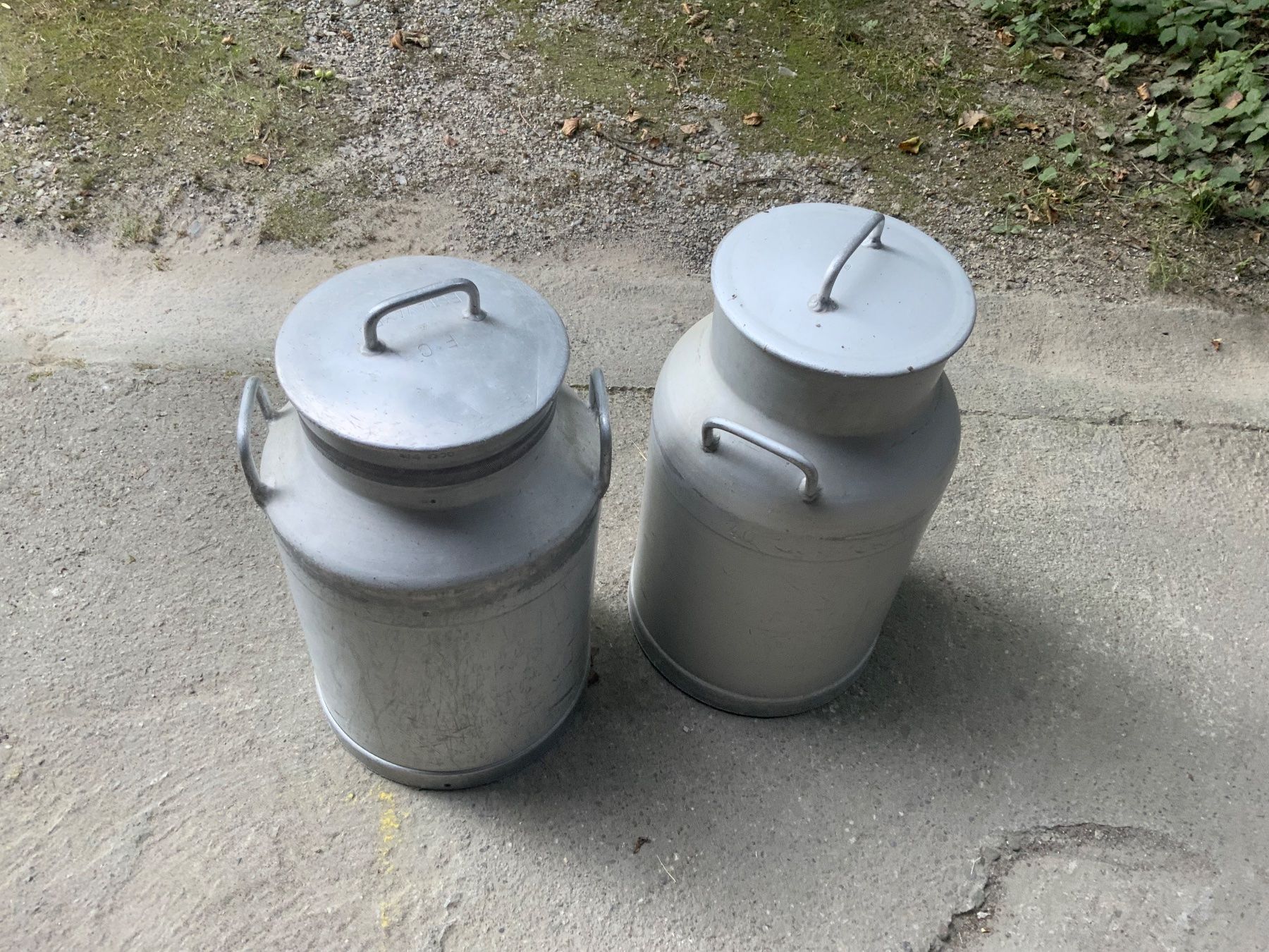 Agricoltura: Milchkanne Aluminium 2 Stk.  40 Liter – Usato da Willisau venduto da Minali 2