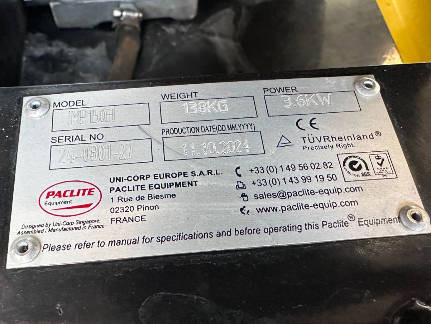 Tutte le macchine: Paclite IMP150H, reversierbare Vibroplatte, Rüttelplatte – Usato da Jona venduto da tsbm2 2