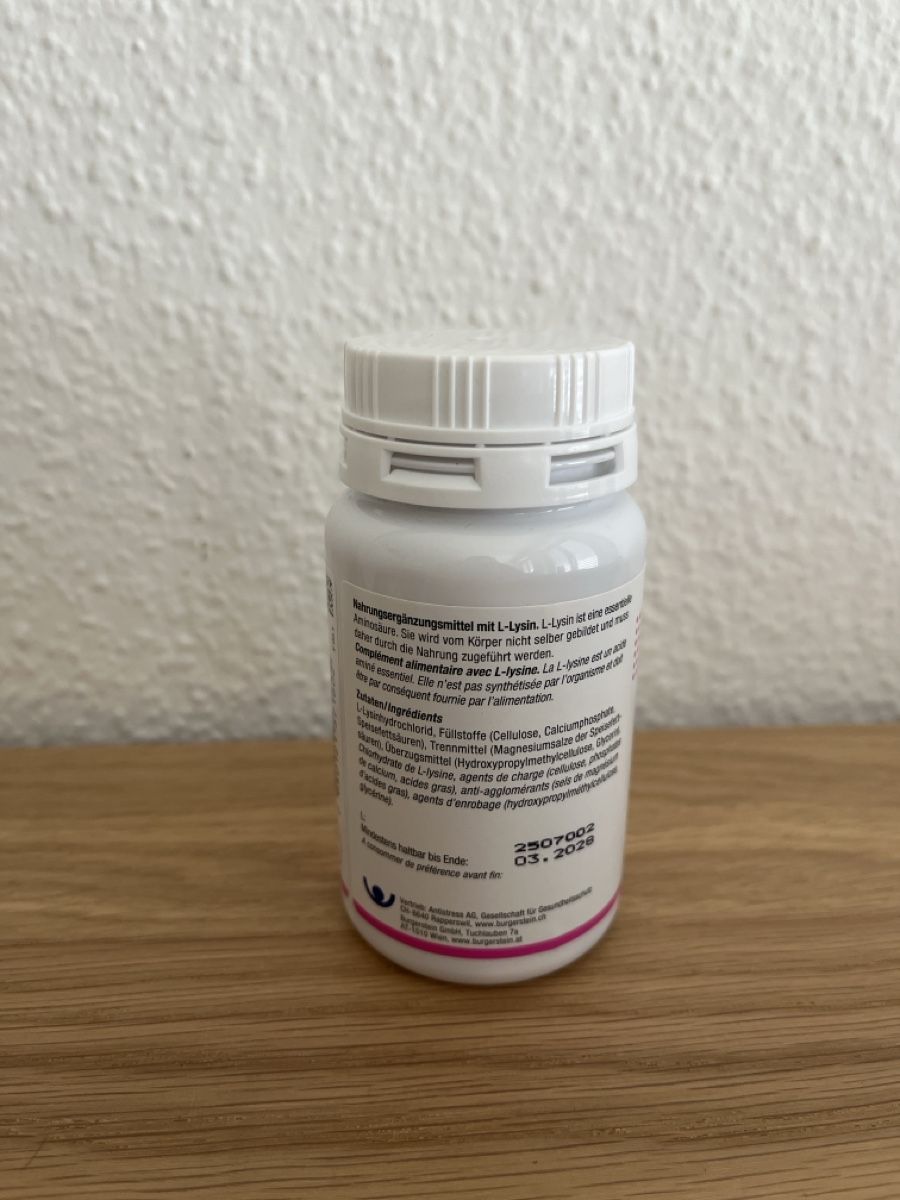 Cibi & Specialità: L-Lysin Burgerstein – Nuovo e nell'imballaggio originale da Zürich venduto da sar_5cfq 1
