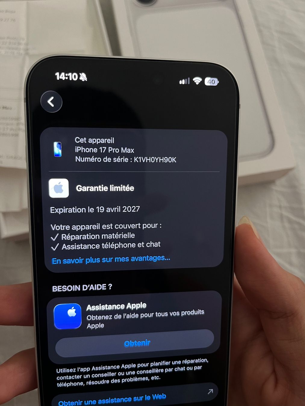 Apple Telefoni cellulari / Smartphones: Apple iPhone 17 Pro Max - comme neuf - 100% batterie – Usato da Lausanne venduto da joh_n8r6 4