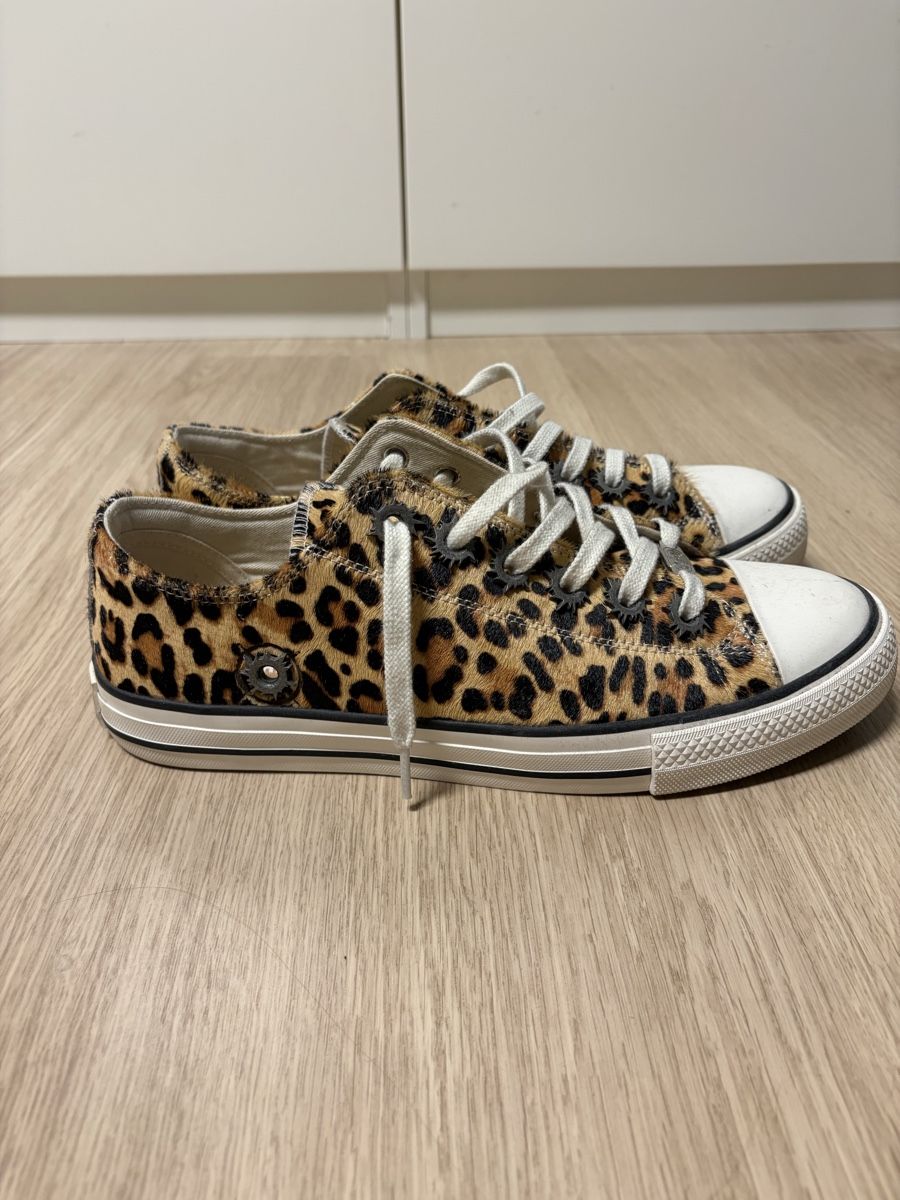 Herrenschuhe: Leopard print leather converse lookalike – Neu (gemäss Beschreibung) aus Kaltbrunn von wardrobe.sale 2