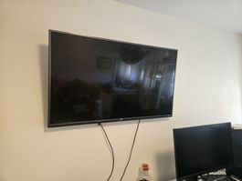 Fernseher inkl. Wandhalterung
