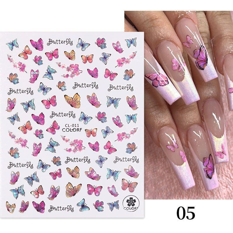 Sticker: Nagel Aufkleber Schmetterling Rosa – Nuovo e nell'imballaggio originale da Uerkheim venduto da Kaufoption