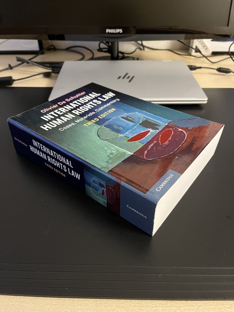 Bücher: De Schutter, International Human Rights Law (3rd edn) – Neu (gemäss Beschreibung) aus Villars-sur-Glâne von Yashem 2