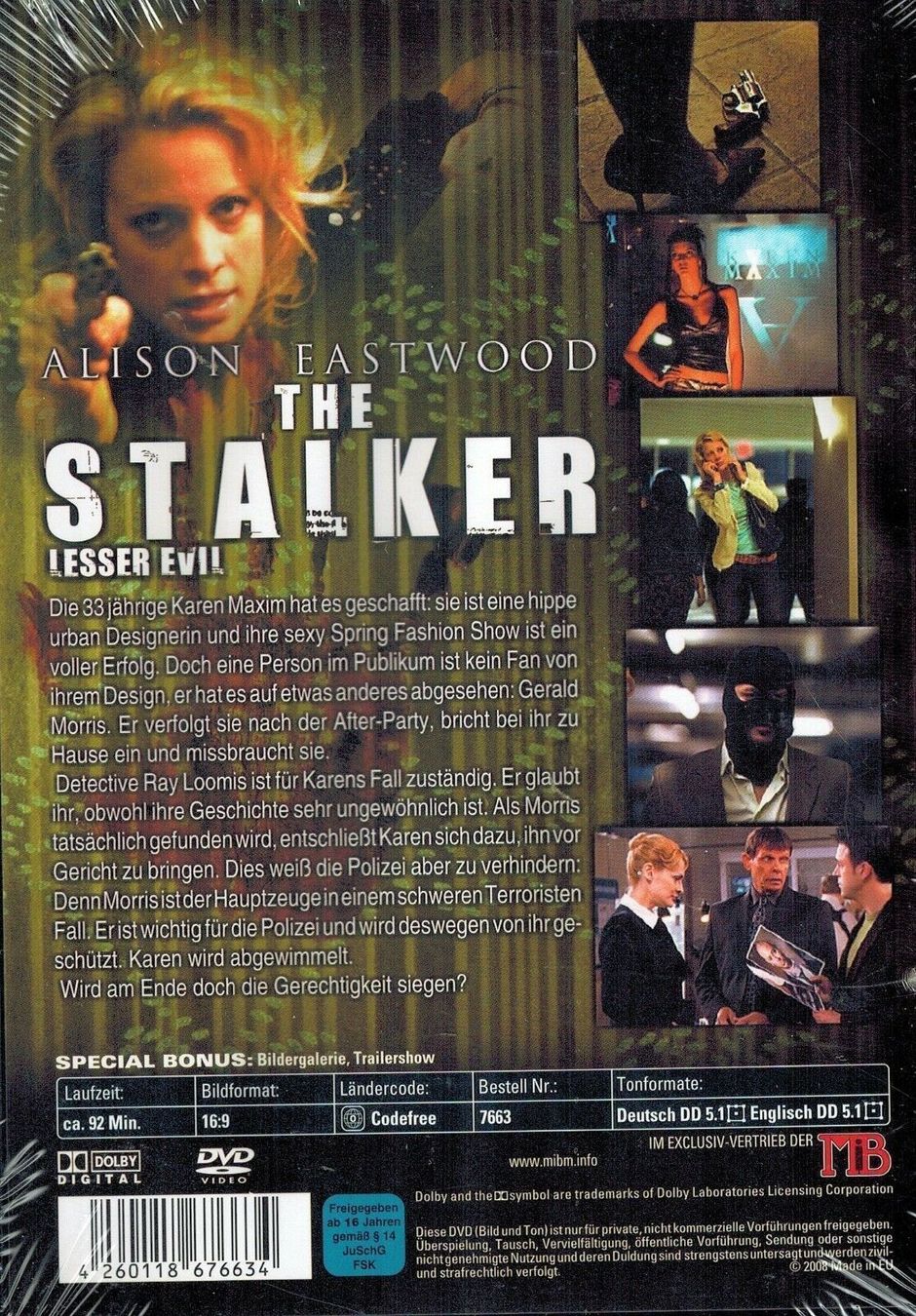 Tous les DVDs: The Stalker - Lesser Evil – D'occasion à Oberburg par Blood-Black-Devil 1