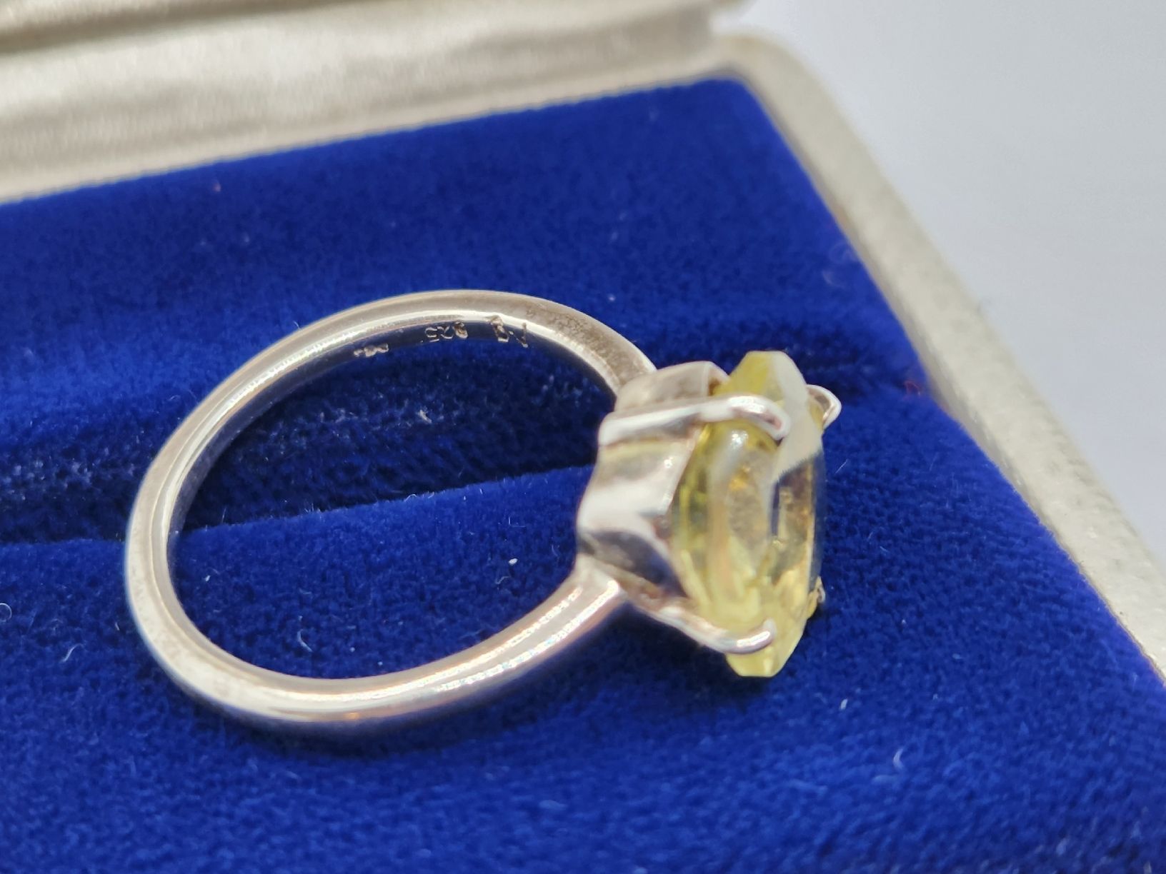Anelli: Peridot Silberring 925 grün, Grösse 53 – Usato da St. Gallen venduto da GIULESGG 5