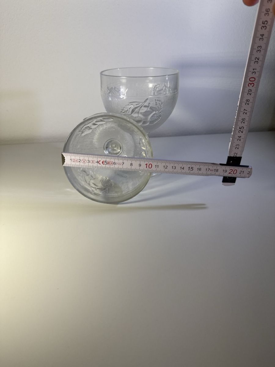 Gläser: 2 Dessertgläser mit Reliefmuster Glas Schale – Gebraucht aus Steffisburg von mar_cf2f 2