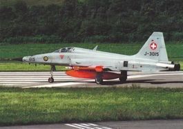 Postcard Swiss AF F-5E Tiger II