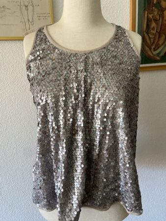 Annette Görtz Pailletten Top, Gr. S, wie neu! Glänzend!