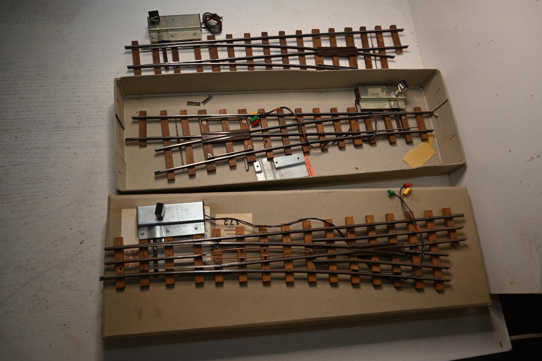 Modelleisenbahnen: Weichen Keiser Zug Spur 0 , 5 Stück – Gebraucht aus Laupen ZH von Zmoewe 5
