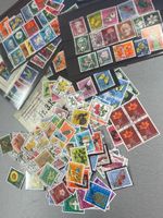 Pro Juventute gestempelt viele lose und 6 Steckkarten