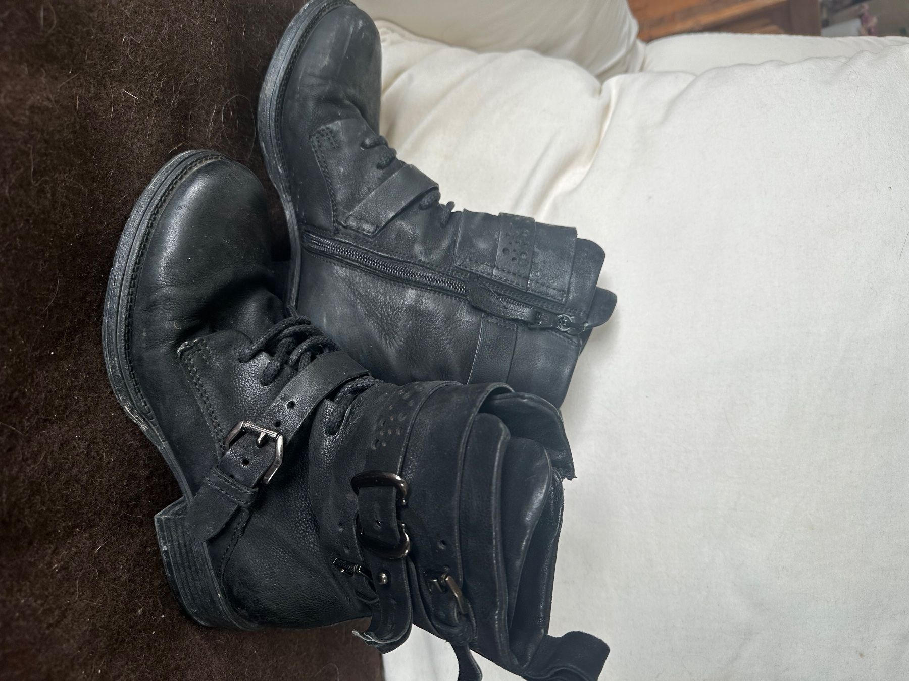 Mjus Scarpe da donna: Schwarze Mjus Stiefel, Grösse 36 – Usato da Bern venduto da Enle 1