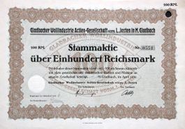 Gladbacher Wollindustrie AG vorm. L. Josten, M.gladbach 1930