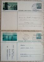 2 BILDPOSTKARTEN LUZERN 1935 / 1950