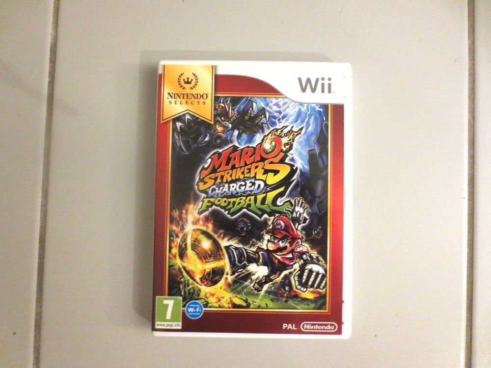 Jeu Wii MARIO STRIKERS CHARGED FOOTBALL (PAL, FR) – Complet Et En Bon État, Nickel !