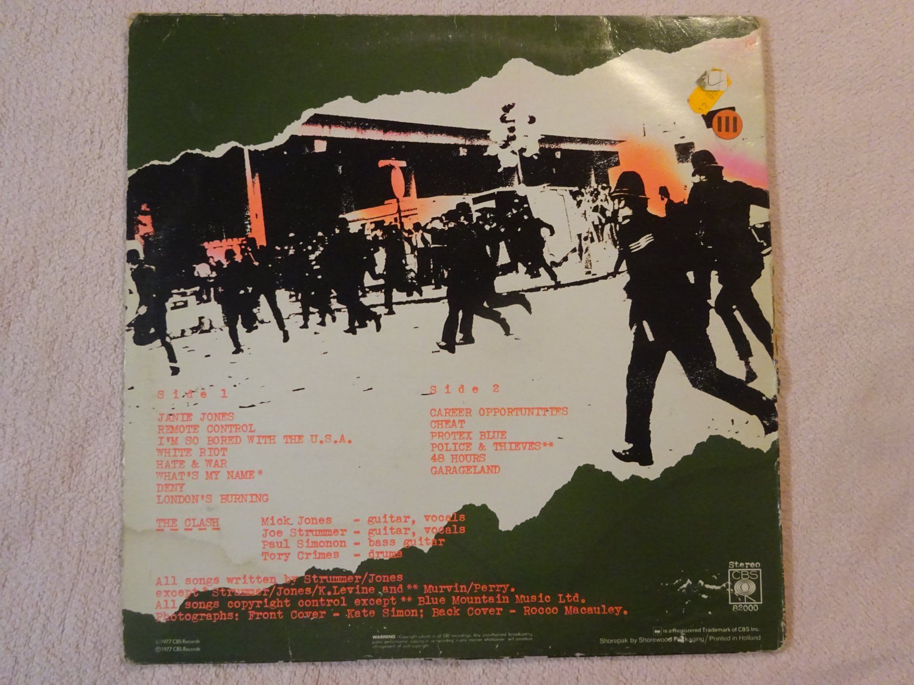 Dischi in vinile: THE CLASH ** THE CLASH – Usato da Luzern venduto da xrayspex99 2
