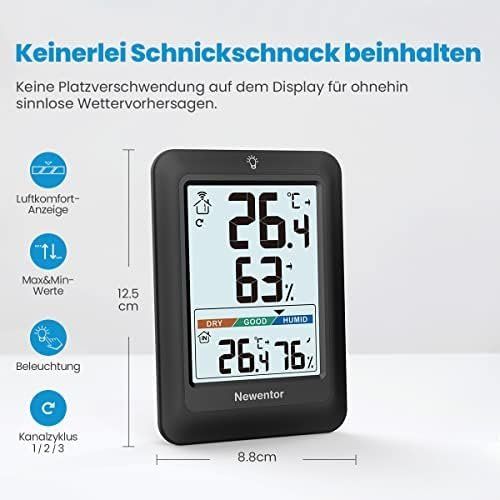 Sonstiges für Haushalt & Wohnen: MAX MIN Thermometer innen aussen 24 48 Std. alle Zeiten – Neu und originalverpackt aus Hundwil von pac_6jh8 2