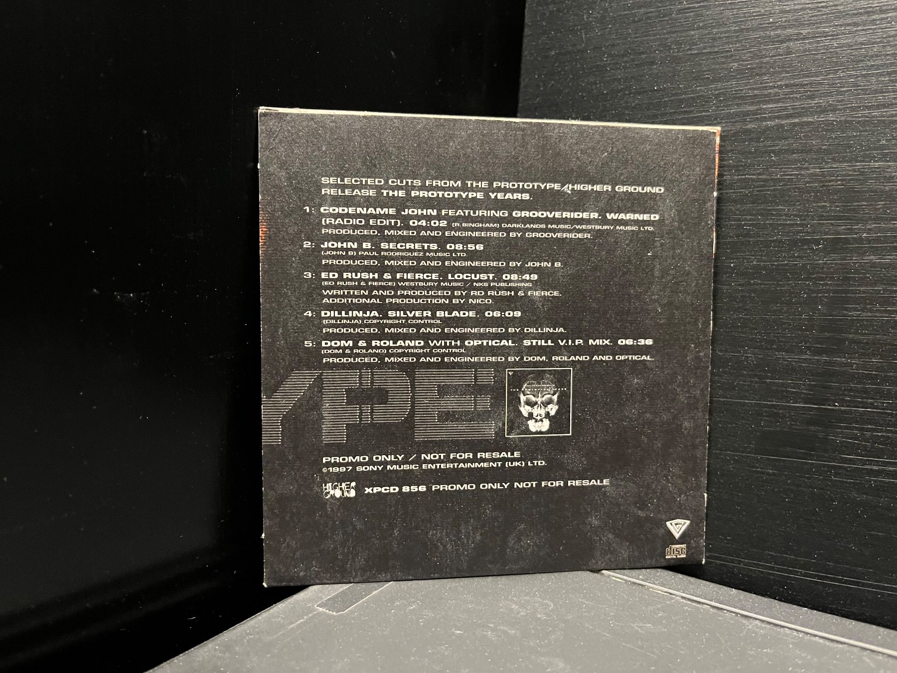CD: Grooverider - The Prototype Years - Rare Promo - SRA03D – Usato da Küsnacht ZH venduto da pdproject 1