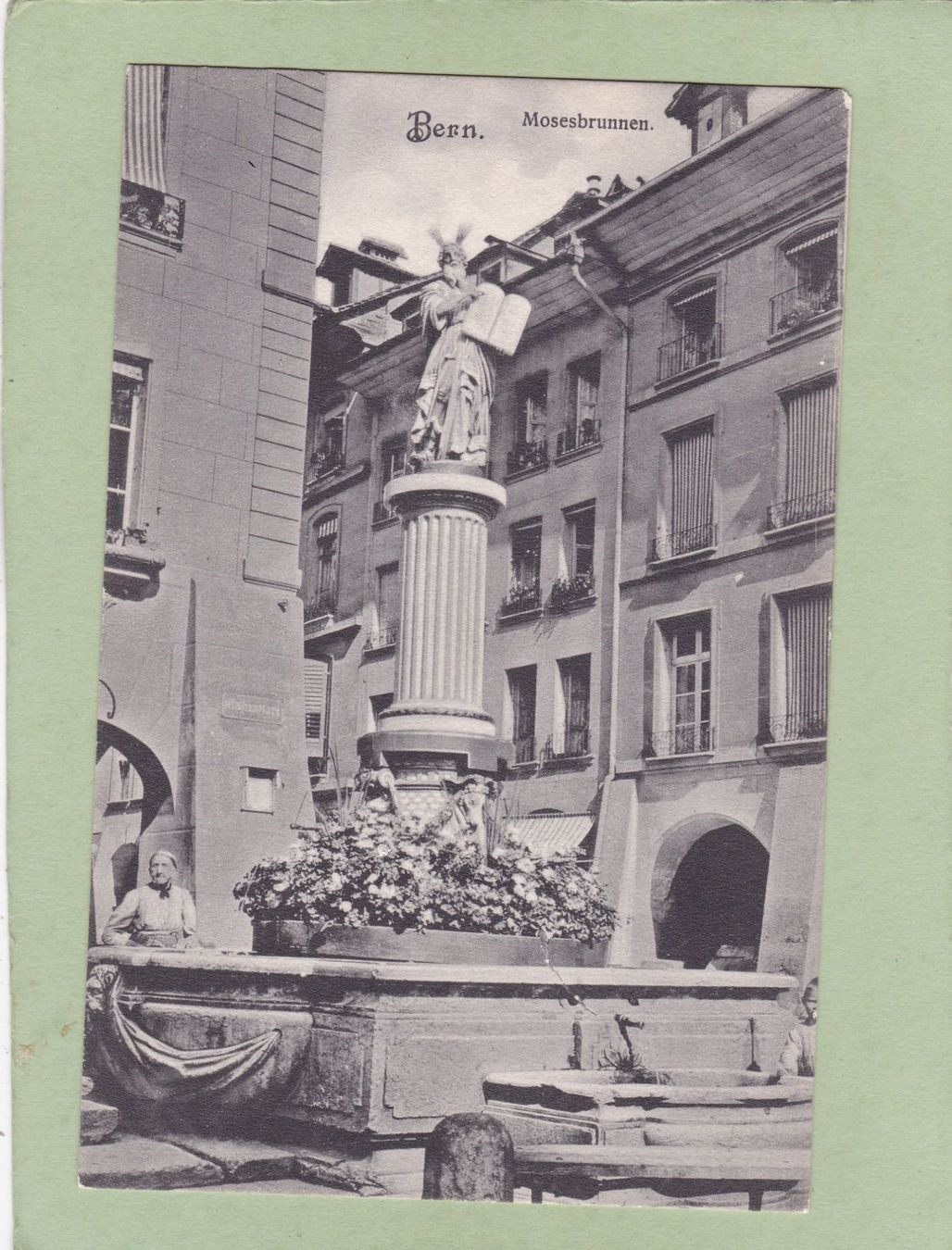 Cartoline postali: Bern Mosesbrunnen – Usato da Herisau venduto da Lisegrat2008