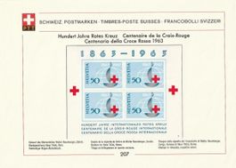 Hundert Jahre Rotes Kreuz, Sonderblock 19, 1963