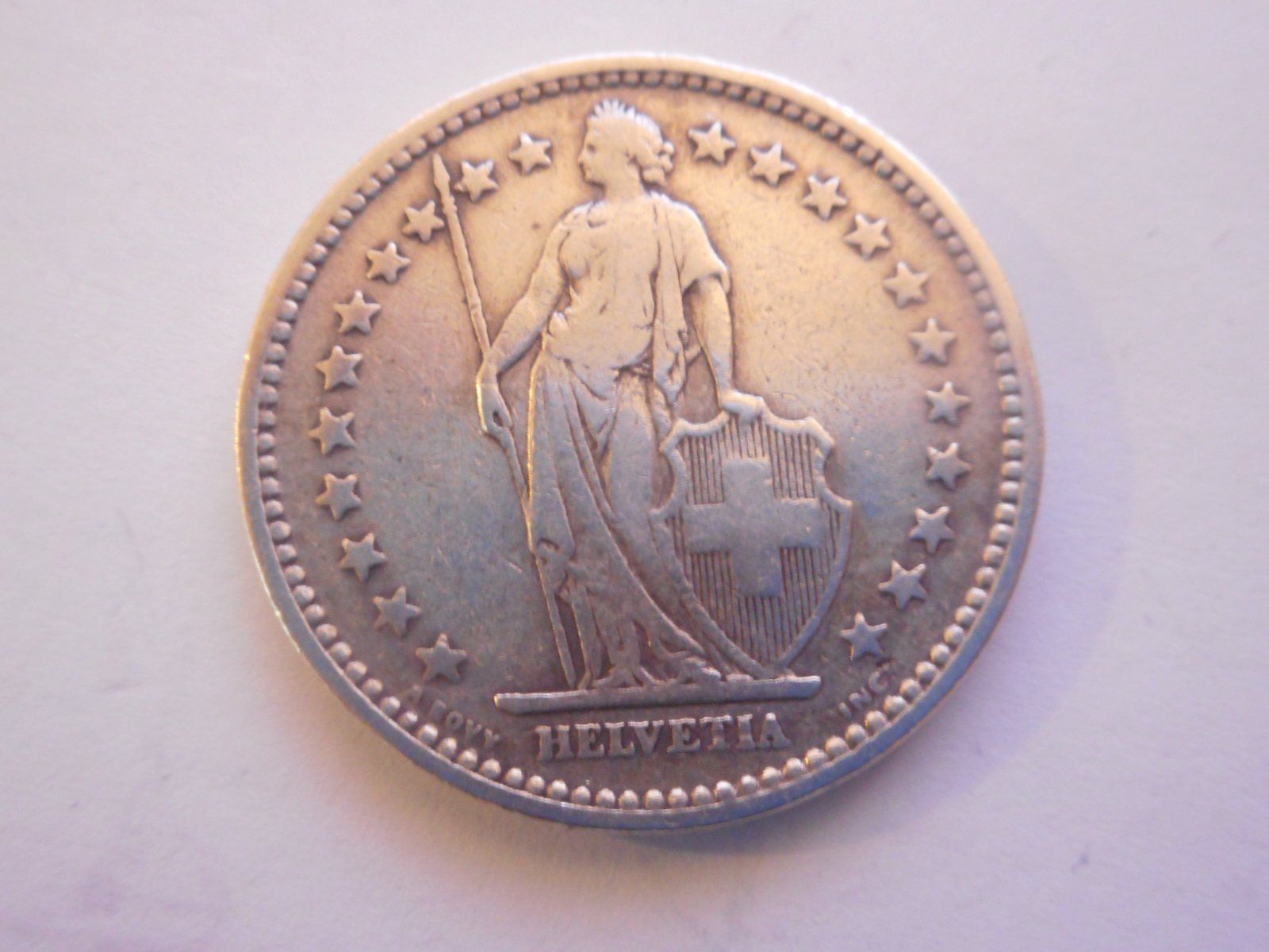 Tutti le monete: 2 Fr. 1906 silber uralt – Usato da Kriegstetten venduto da pizlad2010 1