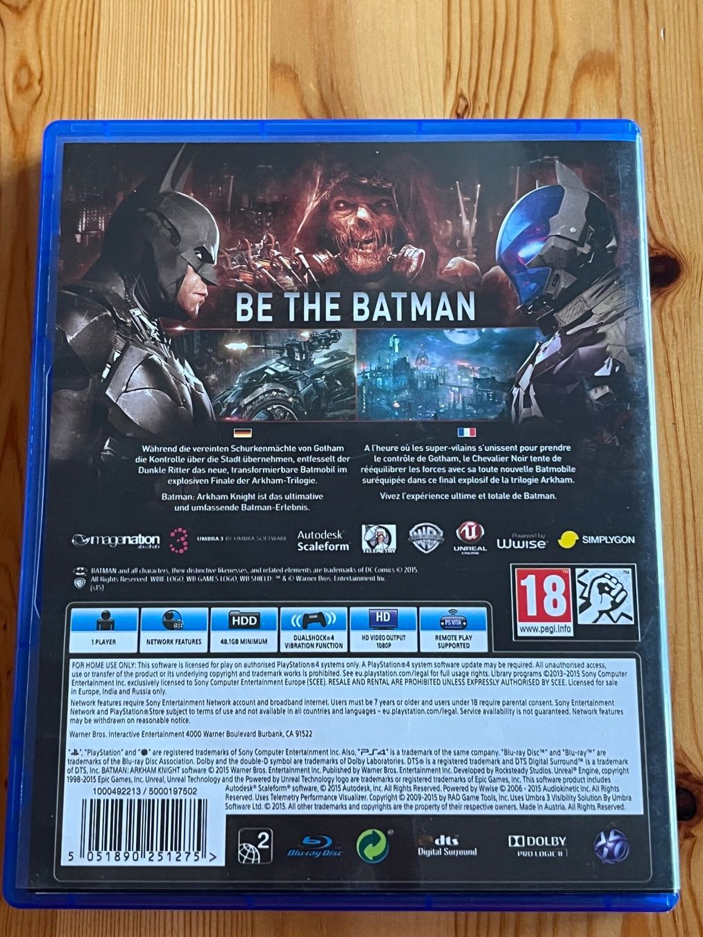 Giochi: Batman Arkham Knight PS4 – Usato da Zürich venduto da Gurkis 1