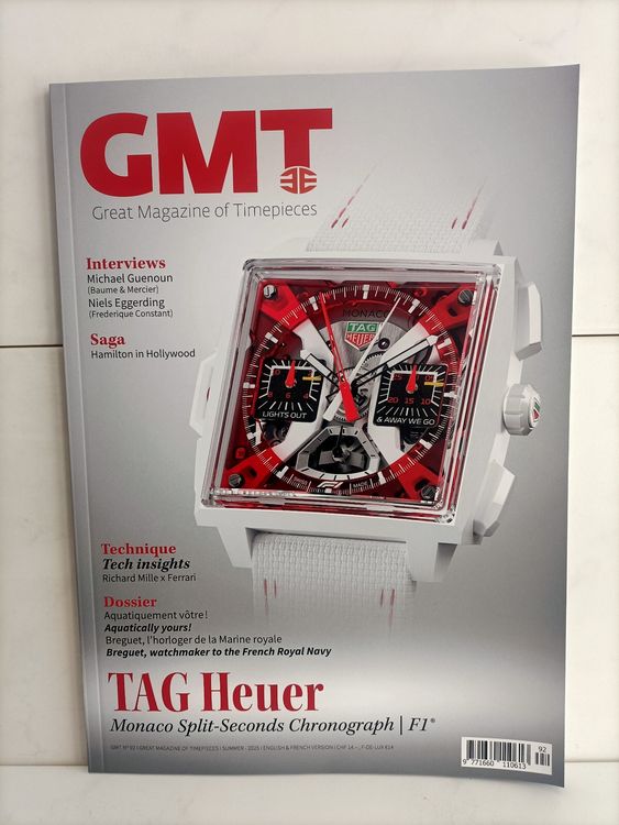 GMT 92 - TAG Heuer - Hamilton - Richard Mille x Ferrari (D'occasion) à ...
