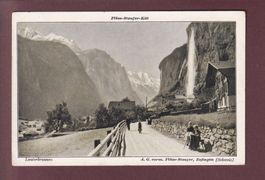 LAUTERBRUNNEN - Staubbach - Leute // Eckbug //