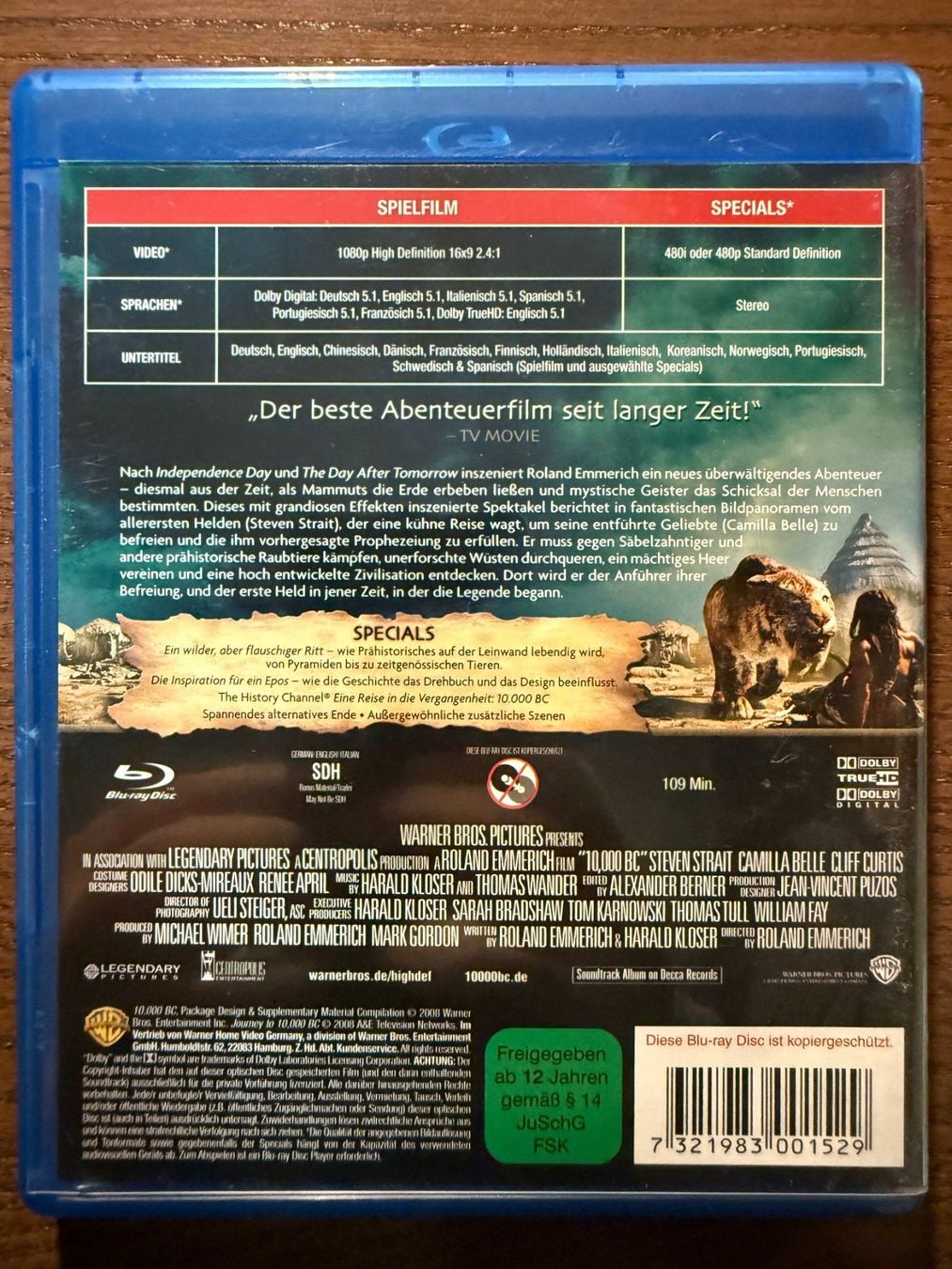 Tutti i DVDs: 10.000 B.C. – Usato da Zürich venduto da Blu-ray_ZH 1