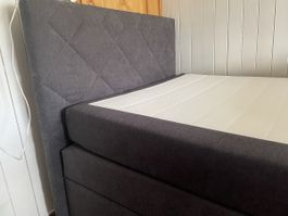 Boxspring Bett, 1.20