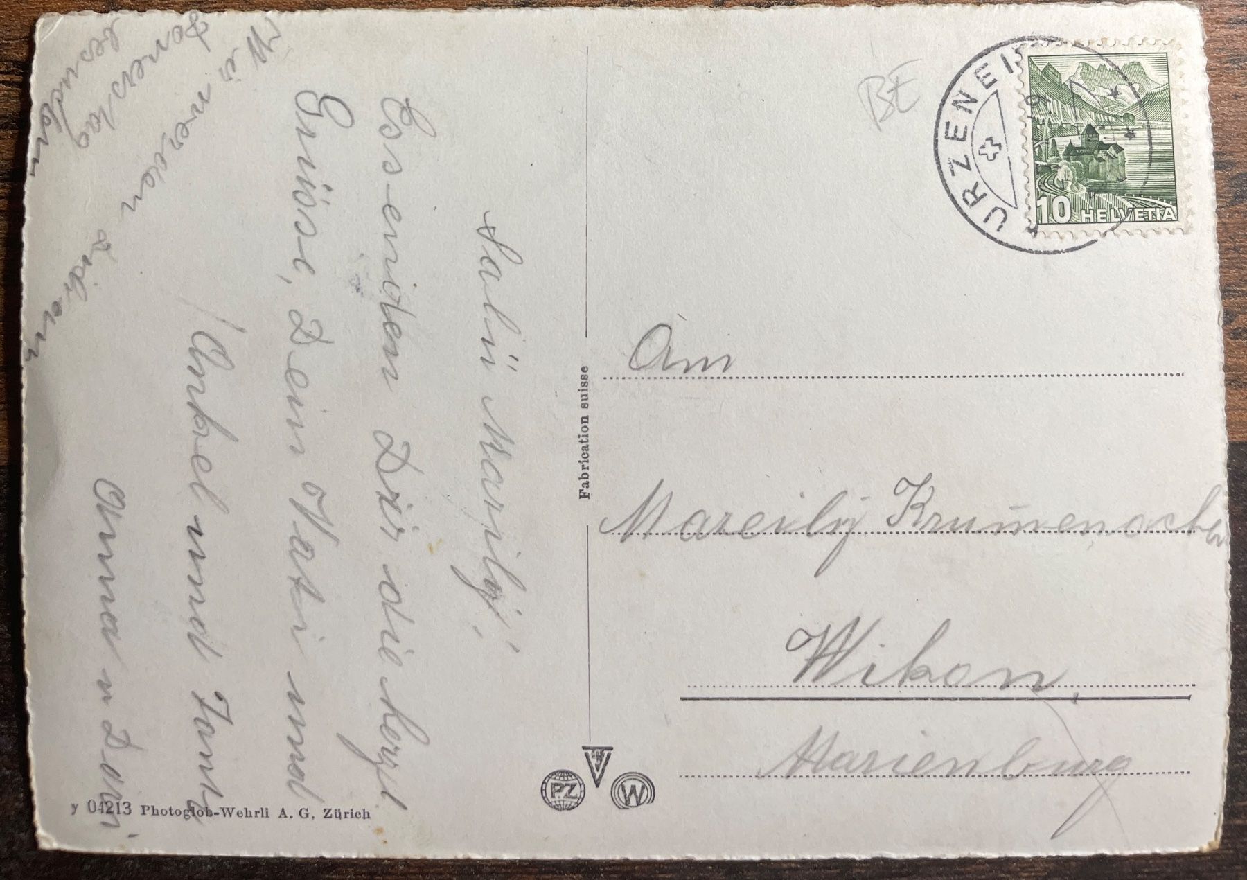 Cartoline postali: LÜDERNALP - KURHAUS 1940 – Usato da Lutry venduto da Ediego 1