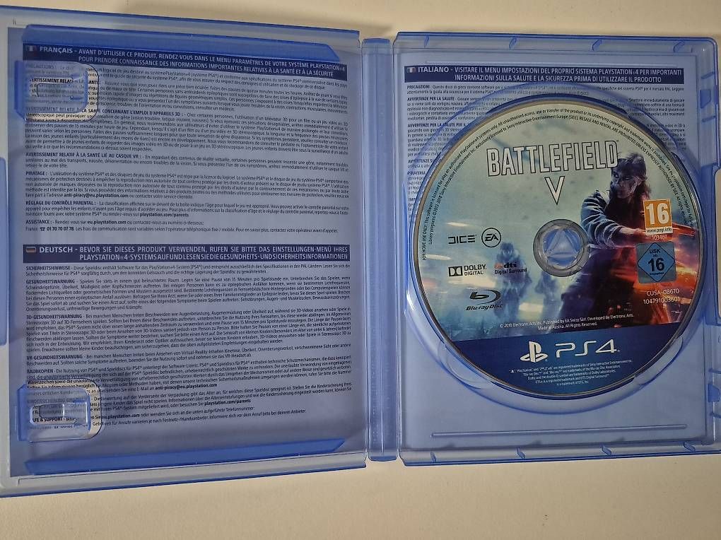 Spiele: Battlefield V PS4  – Gebraucht aus Horw von Mschaefer 1