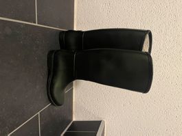 Gummistiefel, Winterstiefel, Gefüttert, Schwarz