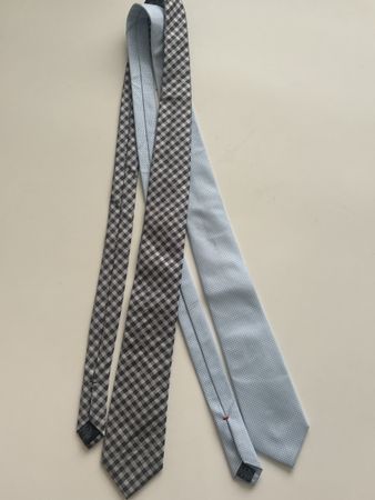 Krawatten Tommy Hilfiger Michael Kors kariert hellblau