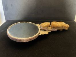 Miroir à Main Chinois d'Époque République (c. 1920) Qing